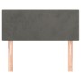 Cabecero de terciopelo gris oscuro 90x5x78/88 cm de vidaXL, Cabeceros y pies de cama - Ref: Foro24-345759, Precio: 42,24 €, D...