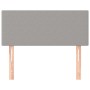 Kopfteil aus hellgrauem Stoff, 100 x 5 x 78/88 cm von vidaXL, Kopf- und Fußteile - Ref: Foro24-345764, Preis: 32,62 €, Rabatt: %