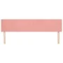 Headboards 2 units of pink velvet 100x5x78/88 cm by vidaXL, Headboards and footboards - Ref: Foro24-345863, Price: 53,71 €, D...