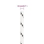 Cuerda para barco trenzada poliéster blanco 10 mmx25 m de vidaXL, Sogas y cuerdas metálicas - Ref: Foro24-152771, Precio: 17,...