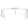 Kopfteile 2 Einheiten aus hellgrauem Samt 100x5x78/88 cm von vidaXL, Kopf- und Fußteile - Ref: Foro24-345998, Preis: 40,41 €,...