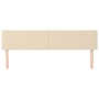 Headboards 2 units of cream-colored fabric 100x5x78/88 cm by vidaXL, Headboards and footboards - Ref: Foro24-345849, Price: 7...