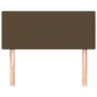 Kopfteil aus dunkelbraunem Stoff, 80 x 5 x 78/88 cm von vidaXL, Kopf- und Fußteile - Ref: Foro24-345727, Preis: 33,77 €, Raba...