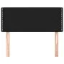 Black fabric headboard 80x5x78/88 cm by vidaXL, Headboards and footboards - Ref: Foro24-345866, Price: 22,61 €, Discount: %
