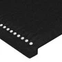 Black fabric headboard 80x5x78/88 cm by vidaXL, Headboards and footboards - Ref: Foro24-345866, Price: 22,61 €, Discount: %
