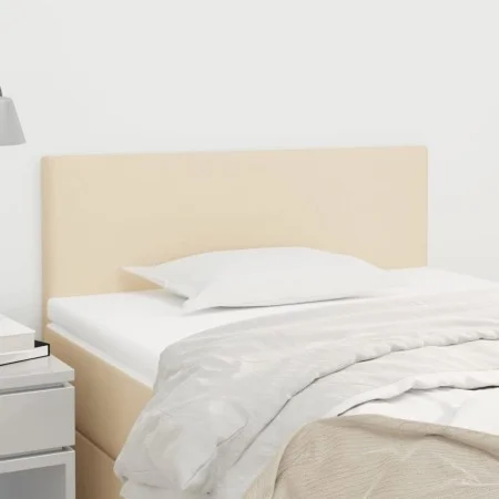 Cabecero de tela color crema 90x5x78/88 cm de vidaXL, Cabeceros y pies de cama - Ref: Foro24-345749, Precio: 43,73 €, Descuen...