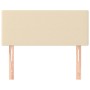Cabecero de tela color crema 90x5x78/88 cm de vidaXL, Cabeceros y pies de cama - Ref: Foro24-345749, Precio: 45,58 €, Descuen...