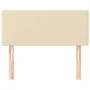 Cabecero de tela color crema 90x5x78/88 cm de vidaXL, Cabeceros y pies de cama - Ref: Foro24-345749, Precio: 43,73 €, Descuen...