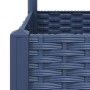 Jardinera con enrejado PP azul gris 40x40x121,5 cm