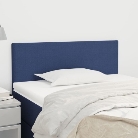 Kopfteil aus blauem Stoff, 100 x 5 x 78/88 cm von vidaXL, Kopf- und Fußteile - Ref: Foro24-345770, Preis: 40,18 €, Rabatt: %