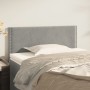Hellgraues Samtkopfteil 90x5x78/88 cm von vidaXL, Kopf- und Fußteile - Ref: Foro24-345898, Preis: 40,14 €, Rabatt: %