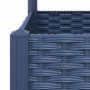 Jardinera con enrejado PP azul gris 120x40x136 cm