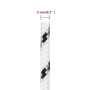 Cuerda para barco trenzada poliéster blanco 5 mmx25 m