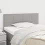Cabecero de tela gris claro 100x5x78/88 cm de vidaXL, Cabeceros y pies de cama - Ref: Foro24-346032, Precio: 40,31 €, Descuen...