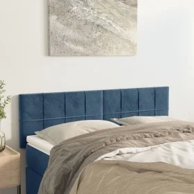 Kopfteile 2 Einheiten dunkelblauer Samt 72x5x78/88 cm von vidaXL, Kopf- und Fußteile - Ref: Foro24-346058, Preis: 61,49 €, Ra...