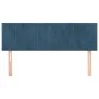 Cabeceros 2 unidades terciopelo azul oscuro 72x5x78/88 cm de vidaXL, Cabeceros y pies de cama - Ref: Foro24-346058, Precio: 5...