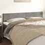 Headboards 2 units of light gray velvet 100x5x78/88 cm by vidaXL, Headboards and footboards - Ref: Foro24-345858, Price: 49,7...