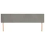 Headboards 2 units of light gray velvet 100x5x78/88 cm by vidaXL, Headboards and footboards - Ref: Foro24-345858, Price: 49,7...