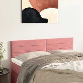 Kopfteile 2 Einheiten rosa Samt 72x5x78/88 cm von vidaXL, Kopf- und Fußteile - Ref: Foro24-346157, Preis: 53,70 €, Rabatt: %