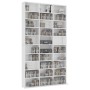 CD-Schrank aus weißem Sperrholz, 102 x 16 x 177,5 cm von vidaXL, CD- und DVD-Speicher - Ref: Foro24-801778, Preis: 119,95 €, ...
