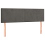 Kopfteile 2 Einheiten dunkelgrauer Samt 72x5x78/88 cm von vidaXL, Kopf- und Fußteile - Ref: Foro24-345799, Preis: 59,45 €, Ra...