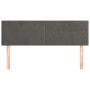 Kopfteile 2 Einheiten dunkelgrauer Samt 72x5x78/88 cm von vidaXL, Kopf- und Fußteile - Ref: Foro24-345799, Preis: 59,45 €, Ra...
