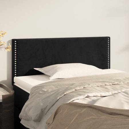 Kopfteil aus schwarzem Samt, 90 x 5 x 78/88 cm von vidaXL, Kopf- und Fußteile - Ref: Foro24-345900, Preis: 29,74 €, Rabatt: %