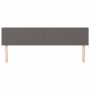 Headboards 2 units of gray synthetic leather 80x5x78/88 cm by vidaXL, Headboards and footboards - Ref: Foro24-345816, Price: ...