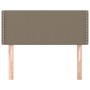 Kopfteil aus taupegrauem Stoff, 100 x 5 x 78/88 cm von vidaXL, Kopf- und Fußteile - Ref: Foro24-345908, Preis: 24,65 €, Rabat...