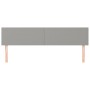 Kopfteile 2 Einheiten aus hellgrauem Stoff 90x5x78/88 cm von vidaXL, Kopf- und Fußteile - Ref: Foro24-345824, Preis: 59,57 €,...