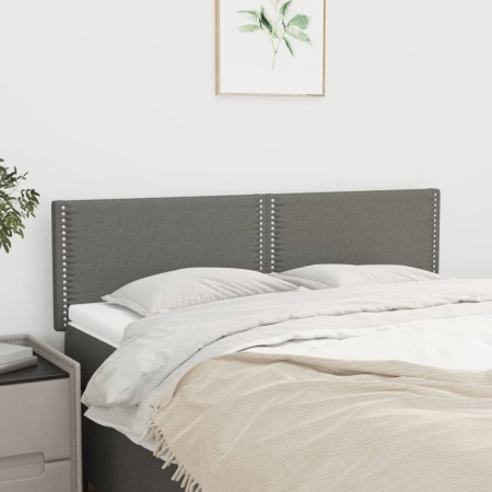 Kopfteile 2 Einheiten dunkelgrauer Stoff 72x5x78/88 cm von vidaXL, Kopf- und Fußteile - Ref: Foro24-345925, Preis: 37,87 €, R...