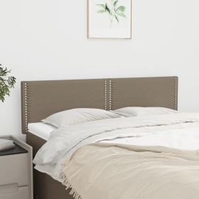 Kopfteile 2 Einheiten taupegrauer Stoff 72x5x78/88 cm von vidaXL, Kopf- und Fußteile - Ref: Foro24-345928, Preis: 35,26 €, Ra...
