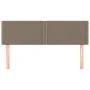 Headboards 2 units taupe gray fabric 72x5x78/88 cm by vidaXL, Headboards and footboards - Ref: Foro24-345928, Price: 34,93 €,...