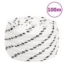 White polyester work rope 18 mm 100 m by vidaXL, Ropes and metal cords - Ref: Foro24-152788, Price: 101,94 €, Discount: %