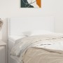 Kopfteil aus weißem Kunstleder, 100 x 5 x 78/88 cm von vidaXL, Kopf- und Fußteile - Ref: Foro24-345913, Preis: 27,81 €, Rabat...