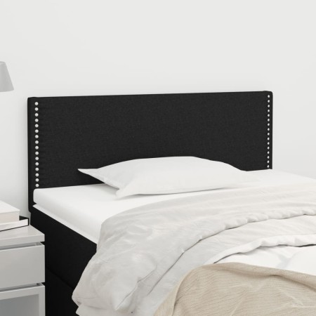 Kopfteil aus schwarzem Stoff, 100 x 5 x 78/88 cm von vidaXL, Kopf- und Fußteile - Ref: Foro24-345906, Preis: 24,78 €, Rabatt: %