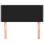 Cabecero de tela negro 100x5x78/88 cm de vidaXL, Cabeceros y pies de cama - Ref: Foro24-345906, Precio: 24,73 €, Descuento: %
