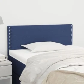 Kopfteil aus blauem Stoff, 100 x 5 x 78/88 cm von vidaXL, Kopf- und Fußteile - Ref: Foro24-345910, Preis: 24,43 €, Rabatt: %