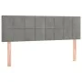 Cabeceros 2 unidades terciopelo gris claro 72x5x78/88 cm de vidaXL, Cabeceros y pies de cama - Ref: Foro24-346054, Precio: 64...