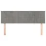 Cabeceros 2 unidades terciopelo gris claro 72x5x78/88 cm de vidaXL, Cabeceros y pies de cama - Ref: Foro24-346054, Precio: 64...