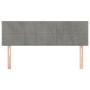 Kopfteile 2 Einheiten hellgrauer Samt 72x5x78/88 cm von vidaXL, Kopf- und Fußteile - Ref: Foro24-346054, Preis: 55,76 €, Raba...