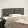 Dunkelgraues Samtkopfteil 90x5x78/88 cm von vidaXL, Kopf- und Fußteile - Ref: Foro24-346027, Preis: 45,63 €, Rabatt: %