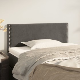 Cabecero de terciopelo gris oscuro 80x5x78/88 cm de vidaXL, Cabeceros y pies de cama - Ref: Foro24-345879, Precio: 22,70 €, D...