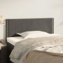 Dunkelgraues Samtkopfteil 80x5x78/88 cm von vidaXL, Kopf- und Fußteile - Ref: Foro24-345879, Preis: 22,70 €, Rabatt: %