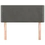Dunkelgraues Samtkopfteil 80x5x78/88 cm von vidaXL, Kopf- und Fußteile - Ref: Foro24-345879, Preis: 22,47 €, Rabatt: %