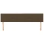 Cabeceros 2 unidades de tela marrón oscuro 90x5x78/88 cm de vidaXL, Cabeceros y pies de cama - Ref: Foro24-346077, Precio: 60...