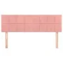 Headboards 2 units pink velvet 72x5x78/88 cm by vidaXL, Headboards and footboards - Ref: Foro24-346059, Price: 58,76 €, Disco...