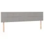 Headboards 2 units of light gray fabric 80x5x78/88 cm by vidaXL, Headboards and footboards - Ref: Foro24-346060, Price: 52,02...