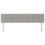 Headboards 2 units of light gray fabric 80x5x78/88 cm by vidaXL, Headboards and footboards - Ref: Foro24-346060, Price: 53,68...