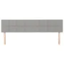 Headboards 2 units of light gray fabric 80x5x78/88 cm by vidaXL, Headboards and footboards - Ref: Foro24-346060, Price: 52,02...